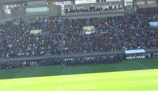 関東大学対抗戦2017年慶早ラグビー　慶応塾歌
