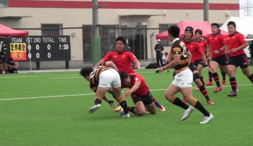 2019年ラグビー春季大会A 帝京大学VS慶応義塾大学（前半）