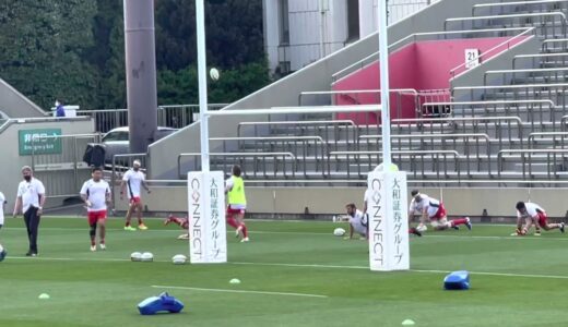 Michael Hooper before the gameジャパンラグビートップリーグ2021 トーナメント2回戦トヨタ自動車ヴェルブリッツ対日野レッドドルフィンズ　マイケルフーパー