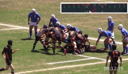 高校ラグビー　第64回四国高校選手権大会県大会予選　準決勝　松山聖陵vs松山工業