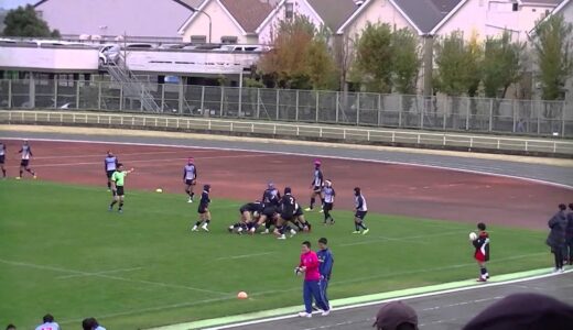2015/11/30 中学ラグビー 大阪-仰星中vs京都-神川中 交流試合