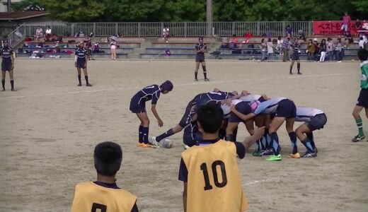 2017/09/23 中学ラグビー 洛南14vs47神川 京都