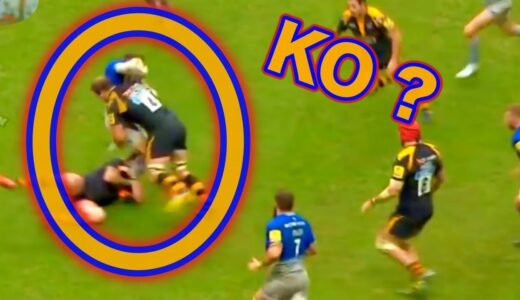 【ラグビー】危険すぎるタックル？！失神してもおかしくない！【タックル】Tackles【Rugby】