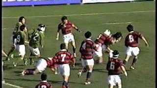1997 ラグビー大学選手権　京都産業大学 （大畑）vs 大東文化大学（渡辺謙吾）