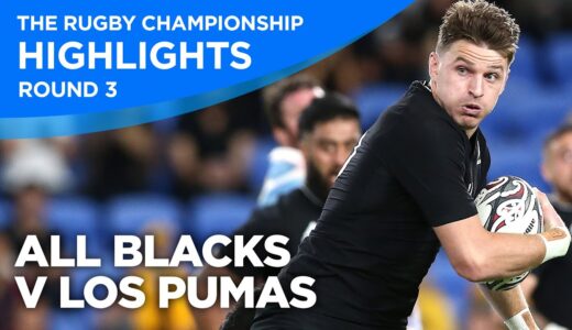 All Blacks v Los Pumas Highlights | Round Three | The Rugby Championship | 2021