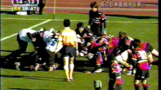 ラグビー「サントリーvs東芝府中」 石川の前半ロスタイム逆転トライ
