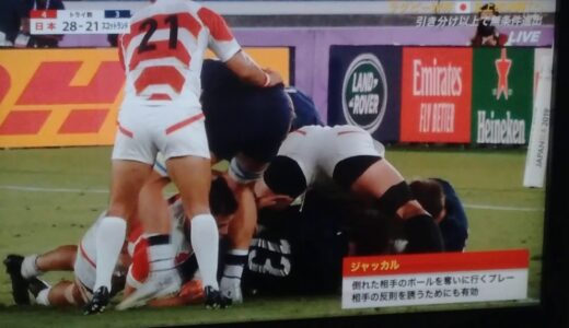 【乱闘】【ラグビーワールドカップ】乱闘シーン。#ラグビーワールドカップ　#日本対スコットランド