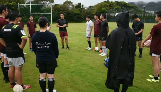早稲田佐賀ラグビー部の専用練習場が完成（２０２１年９月１５日）