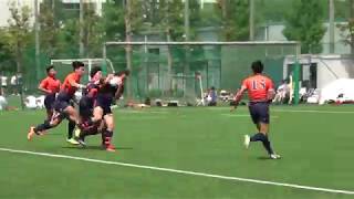 2019年ラグビー春季大会B 拓殖大学　VS　法政大学　（前半）