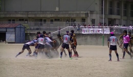 2017/04/30 中学ラグビー 嘉楽19VS41神川 京都