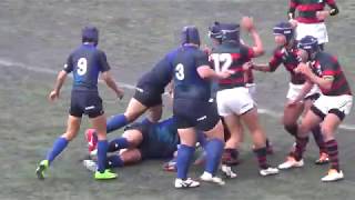浮羽究真館vs小倉 2019福岡県高校ラグビー新人大会3回戦