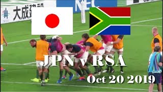 日本対南ア　南アフリカのウォームアップ　ラグビーワールドカップ