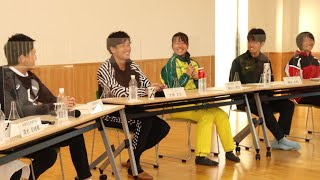 ラグビー元日本代表大畑大介さん　兵庫県知事と加古川西高を訪問