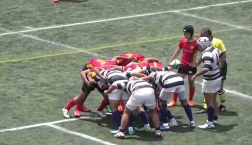 【シャルマンvs春日】中学生ラグビー福岡県大会 2015