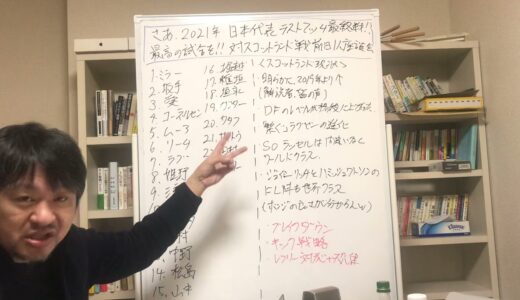 さあ、2021年ラグビー日本代表テストマッチ最終戦　対スコットランド戦前日　1人座談会