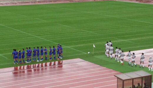 選手入場　第１０1回全国高校ラグビー大会 長崎県予選 決勝戦  長崎北陽台対長崎北 　かきどまり陸上競技場　２０２１１１２３