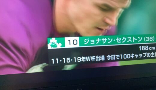 ラグビー　アイルランドvs日本代表　リアルタイム観戦[同時視聴推奨]