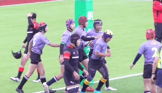 東生野中学校Ⓐ×岐阜県選抜Ⓐ・岐阜県中学生ラグビー交流大会２０２１