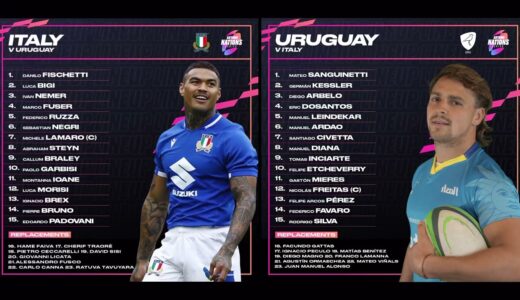 ラグビー オータムネーションズ2021 イタリア vs ウルグアイ 日本語 マッチハイライト