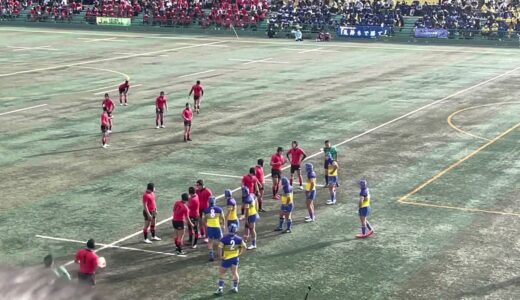 第101回全国高校ラグビー京都府予選決勝　京都成章対京都工学院　前後半セット