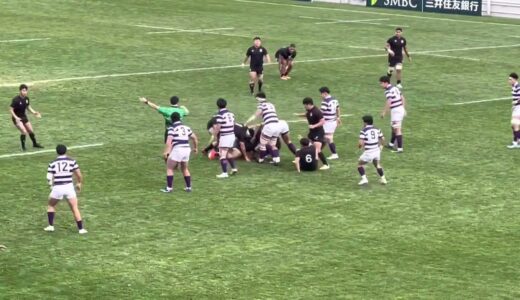 第58回全国大学ラグビー4回戦　天理大対明治大前半ノーカットフル