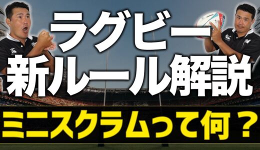 【ラグビー新ルール】ミニスクラムを徹底解説🔥