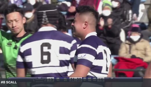 第58回全国大学ラグビーフットボール選手権大会 準々決勝　明治大v早稲田大20v15 スクラム