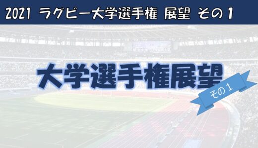 ラグビーファンのおじさんがラグビー大学選手権のことが気になって仕方がない時に撮影した動画
