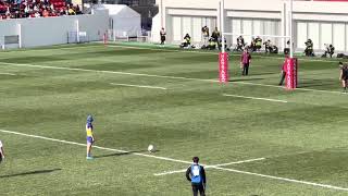 第101回大会全国高校ラグビー大会準々決勝　京都成章対東福岡　後半戦