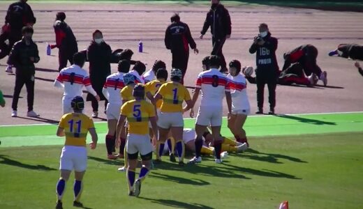 第27回全国ジュニアラグビーフットボール大会2021.12.28 宮崎県選抜VS千葉県スクール選抜