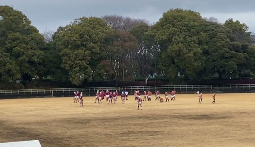 令和4年度　茨城県高校ラグビー新人大会　1回戦　水戸農業高校VS常総学院　前半戦