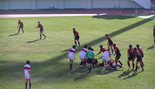 第27回全国ジュニアラグビーフットボール大会2021.12.27 宮崎選抜VS広島選抜