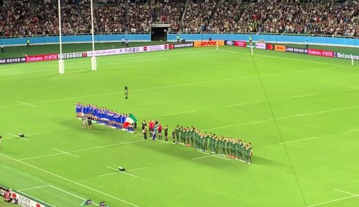 【超高画質 南アフリカ イタリア 国歌】ラグビー ワールドカップ スプリングボクス 国歌 rugby World Cup SouthAfrica springboks Italy