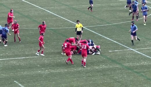第23回全国高校ラグビー選抜大会岡山県予選決勝　倉敷対創志学園　前後半ノーカットフル