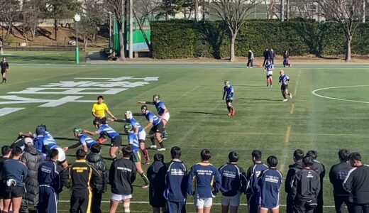 茨城県高校ラグビー選抜VS千葉県高校ラグビー選抜　交流試合