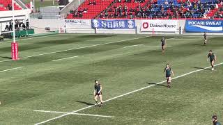 第101回大会全国高校ラグビー大会　準決勝　第一試合　東福岡対東海大大阪仰星　前半