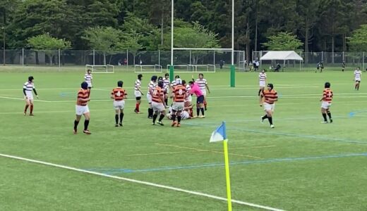 令和4年度　関東高等学校ラグビー大会　茨城県予選　1回戦　水戸農業高校VS牛久高校　後半