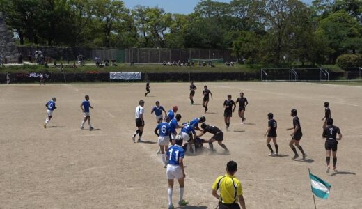 ヤングウェーブvs筑紫丘 2022福岡県中学生ラグビー大会